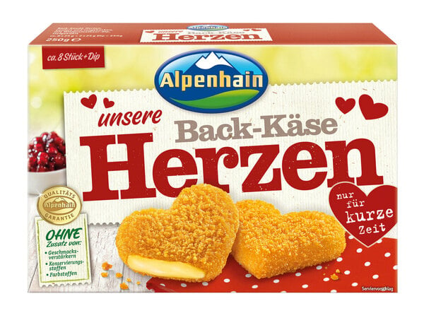 Bild 1 von Alpenhain Back-Käse Herzen