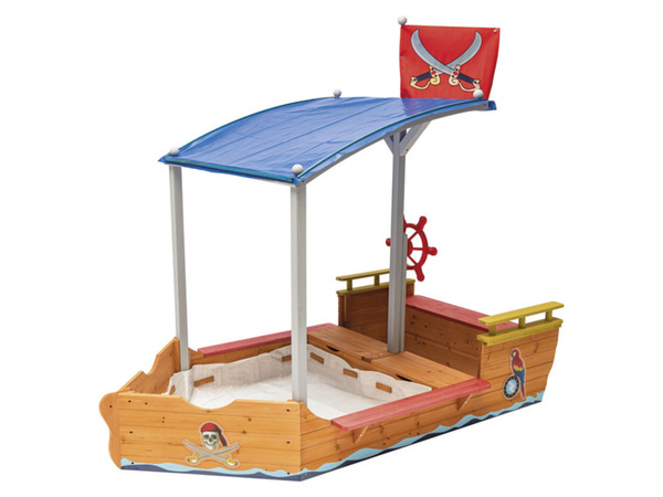 Bild 1 von Playtive Sandkasten Piratenschiff, mit Stauraum