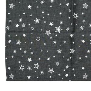 Tischläufer Sterne grau 40x140cm