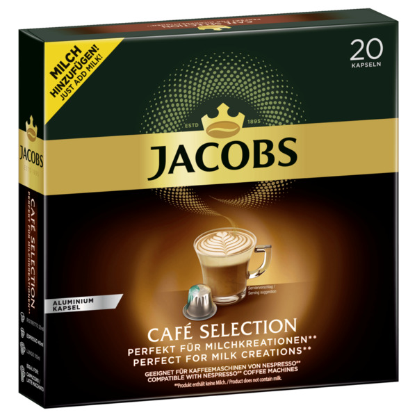 Bild 1 von Jacobs Kaffee Kapseln Café Selection 20 Stück