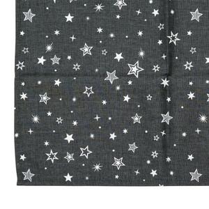 Mitteldecke Sterne grau 85x85cm