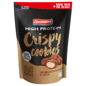 Ehrmann High Protein Crispy Cookies Vollmilchschokolade + 10% mehr Inhalt 99g