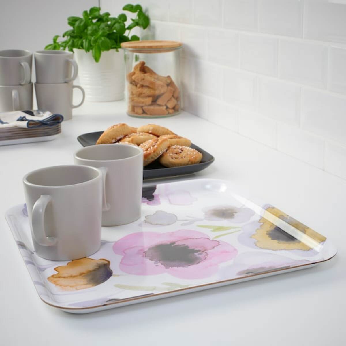 Bild 4 von SOMMARFLOX  Tablett, gemustert Blume/bunt