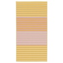 Bild 1 von KORSNING  Teppich flach gewebt, drinnen/drau, gelb/rosa/gestreift