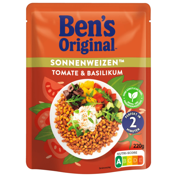 Bild 1 von Uncle Ben's Sonnenweizen Tomate & Basilikum 220g