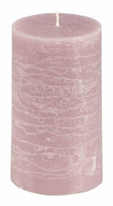 Stumpenkerze EILEF Ø7xH12cm rosa