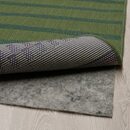 Bild 2 von KORSNING  Teppich flach gewebt, drinnen/drau, grün lila/gestreift