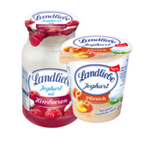 Landliebe Joghurt auf Frucht, Fruchtjoghurt oder Naturjoghurt