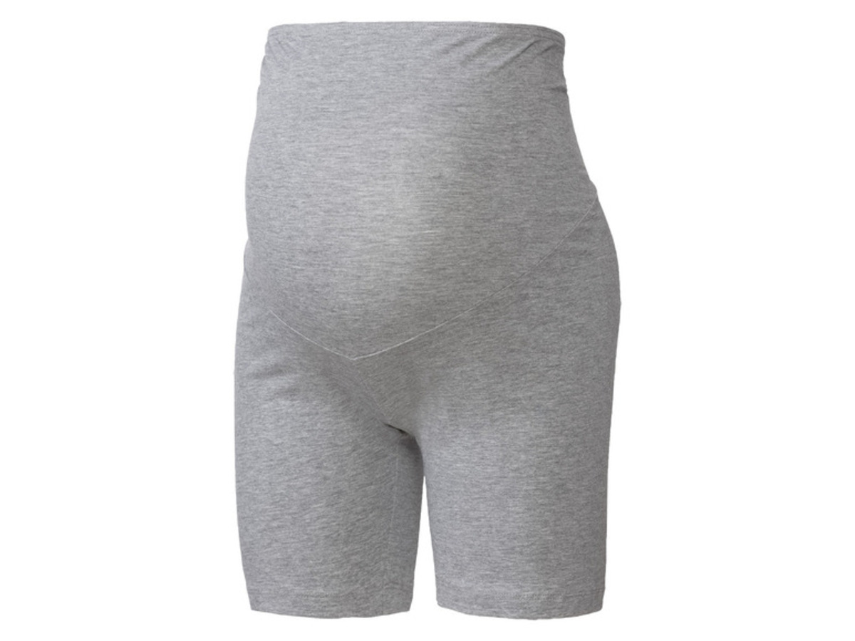 Bild 3 von esmara® Damen Umstands-Radlerhosen, 2 Stück, extrahoch geschnitten