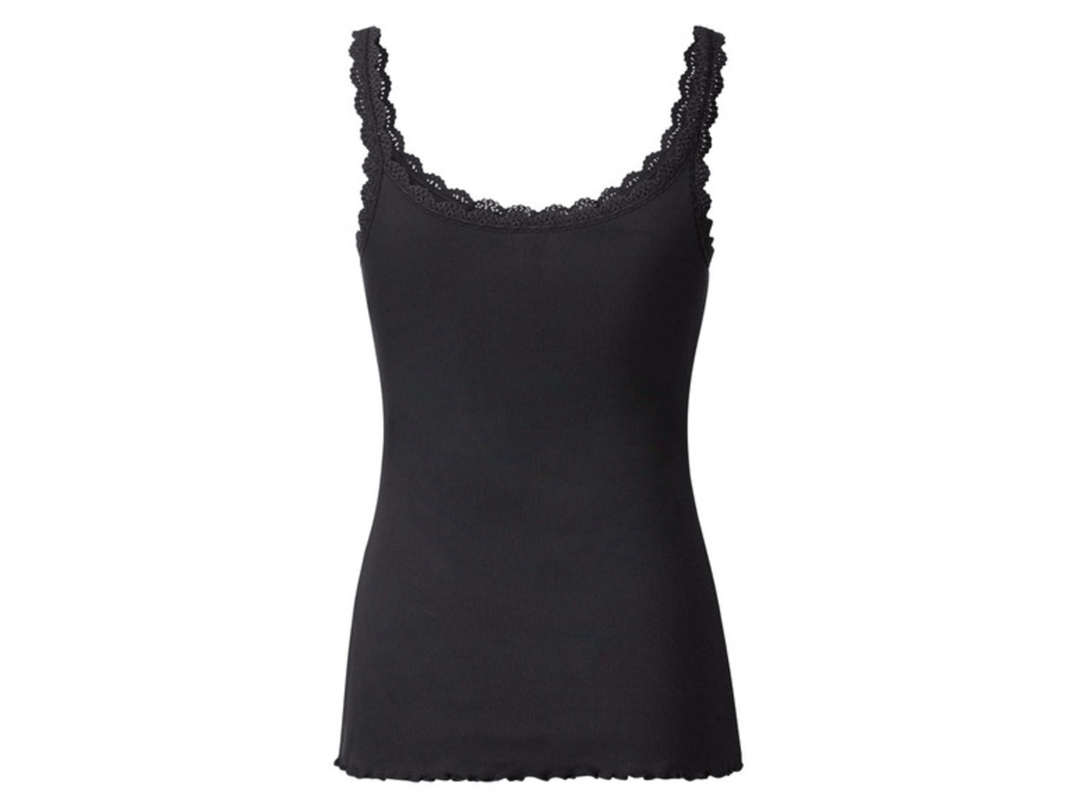 Bild 4 von esmara® Damen Ripptop, mit Spitze, je 3 Stück