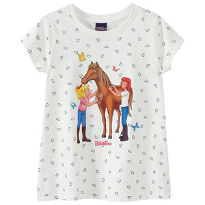 Bibi & Tina T-Shirt mit Herzchen-Allover