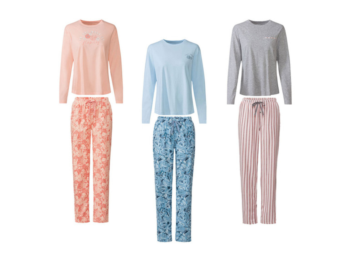 Bild 1 von esmara® Damen Pyjama, aus weichem Single-Jersey