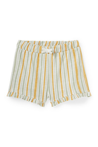C&A Baby-Shorts-gestreift, Weiß, Größe: 68