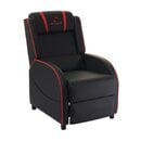 Bild 1 von Fernsehsessel MCW-D68, Relaxsessel TV-Sessel Gaming-Sessel, Kunstleder ~ schwarz/rot