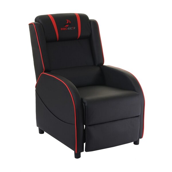 Bild 1 von Fernsehsessel MCW-D68, Relaxsessel TV-Sessel Gaming-Sessel, Kunstleder ~ schwarz/rot