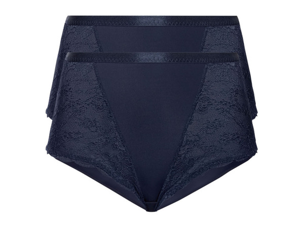Bild 2 von esmara® Damen Miederslip, 2 Stück, mit eleganter Spitze
