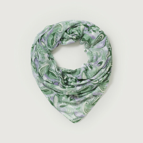 Bild 1 von Leichtes Halstuch aus recycelter Polyester-Qualität mit Paisley-Print