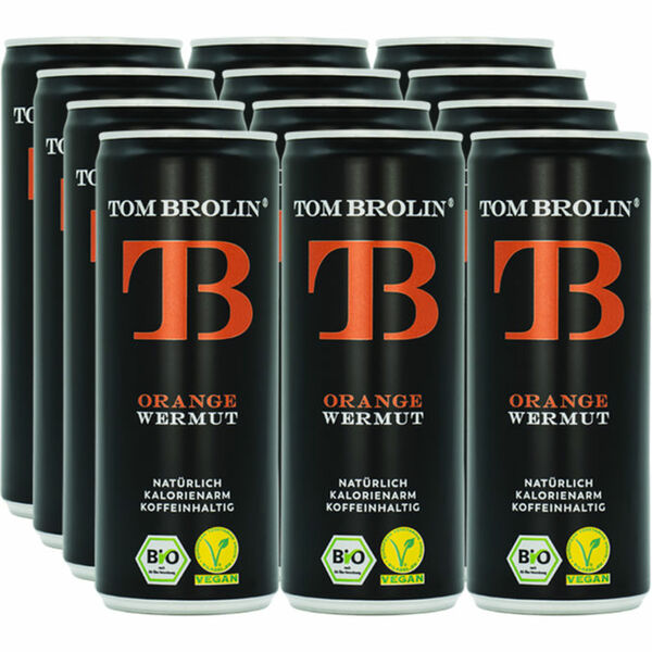 Bild 1 von Tom Brolin® BIO Orange & Wermut, 12er Pack (EINWEG) zzgl. Pfand