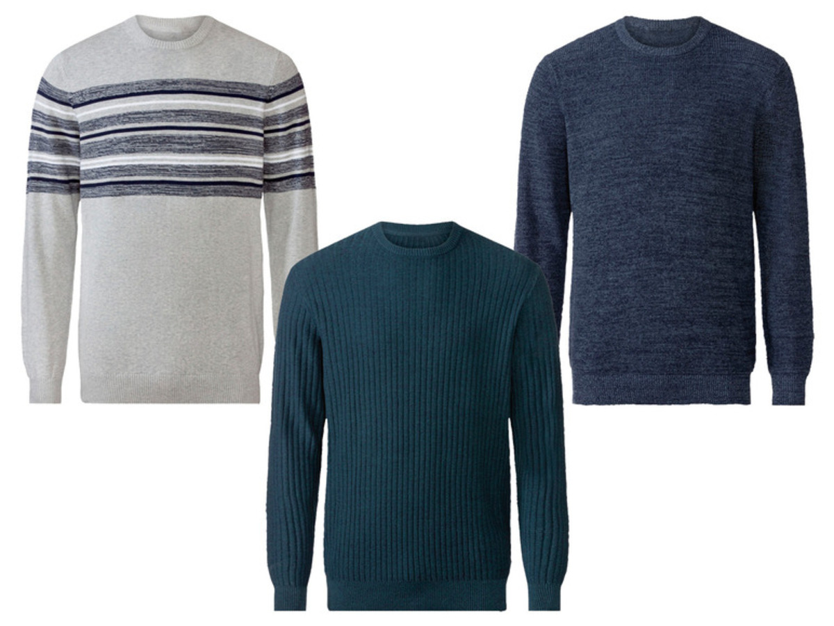 Bild 1 von LIVERGY® Herren Feinstrickpullover aus reiner Baumwolle