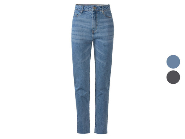 Bild 1 von esmara® Damen Jeans, Straight Fit, knöchellang