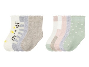 lupilu® Baby Mädchen Socken, 5 Paar, mit Bio-Baumwolle