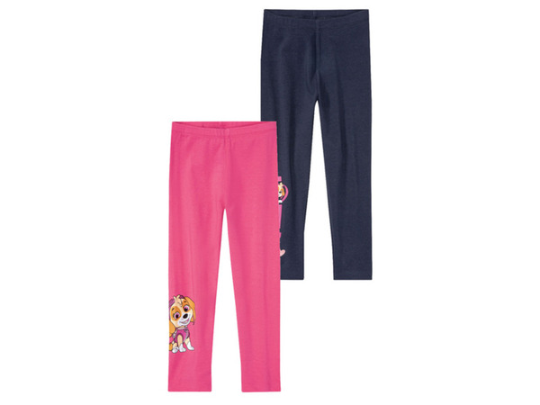 Bild 2 von Kleinkinder/Kinder Mädchen Leggings, 2 Stück, mit hohem Baumwollanteil