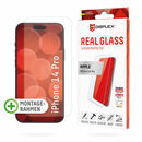 Bild 1 von DISPLEX Panzerglas 2D/ Clear (10H) für Apple iPhone 14 Pro, Eco-Montagerahmen, Tempered Glas, kratzer-resistente Glasschutzfolie, hüllenfreundlich