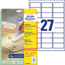 Bild 1 von 810 AVERY Zweckform Etiketten L4737REV-25 weiß 63,5 x 29,6 mm