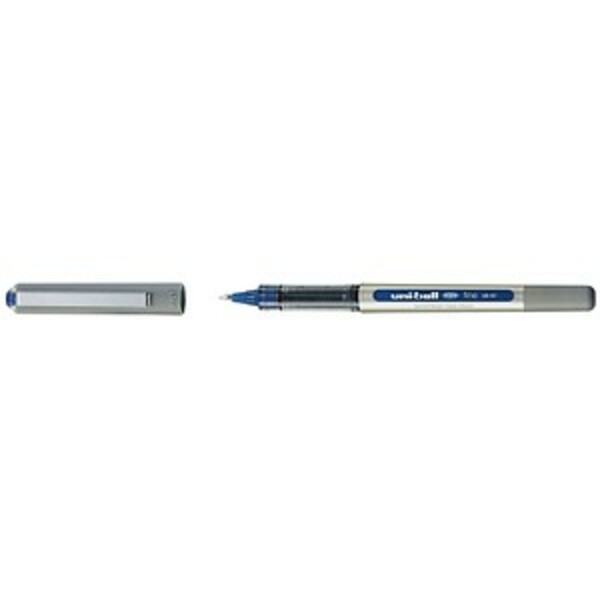 Bild 1 von 12 uni-ball eye fine UB-157 Tintenroller silber 0,4 mm, Schreibfarbe: blau