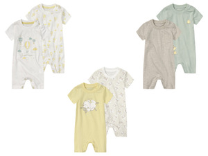 lupilu® Baby Pyjama, 2 Stück, aus reiner Bio-Baumwolle