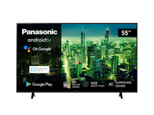 PANASONIC TX-55LXW704 LED TV (Flat, 55 Zoll / 139 cm, UHD 4K, SMART TV, Android)