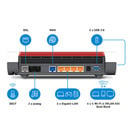 Bild 3 von AVM FRITZ!Box 7590 AX + FRITZ!Repeater 1200 Wi-Fi 6 WLAN-Mesh-Router 2400 Mbit/s