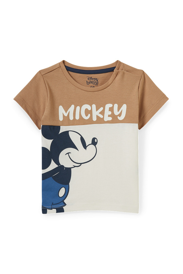 Bild 1 von C&A Micky Maus-Baby-Kurzarmshirt, Weiß, Größe: 80