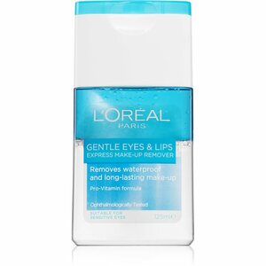 L’Oréal Paris Gentle Augen- und Lippen-Make-up Entferner für empfindliche Haut 125 ml