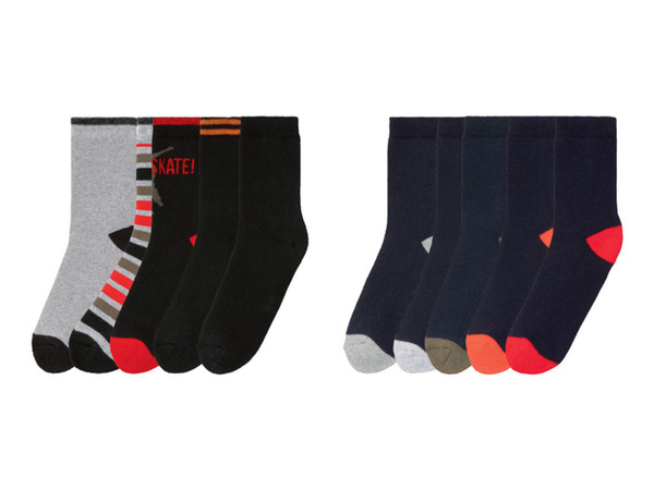 Bild 1 von pepperts!® Jungen Thermosocken, 5 Paar, aus weichem Vollplüsch