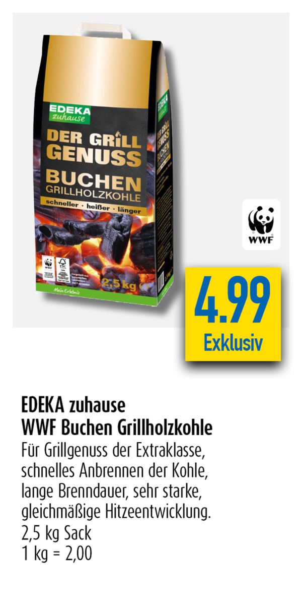 Bild 1 von EDEKA WWF Buchen-Grillholzkohle