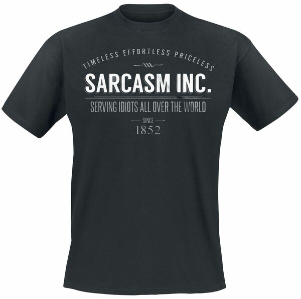 Bild 1 von Sprüche Sarcasm Inc. T-Shirt schwarz