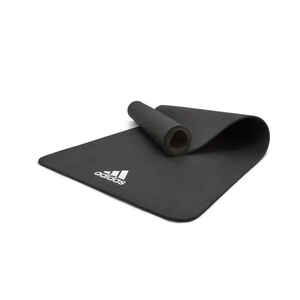 Adidas Fitness- und Yogamatte, 8 mm, Schwarz