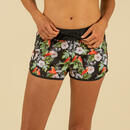 Bild 1 von Boardshorts Damen elastischer Taillenbund mit Kordelzug Surfen - Tini Parrot