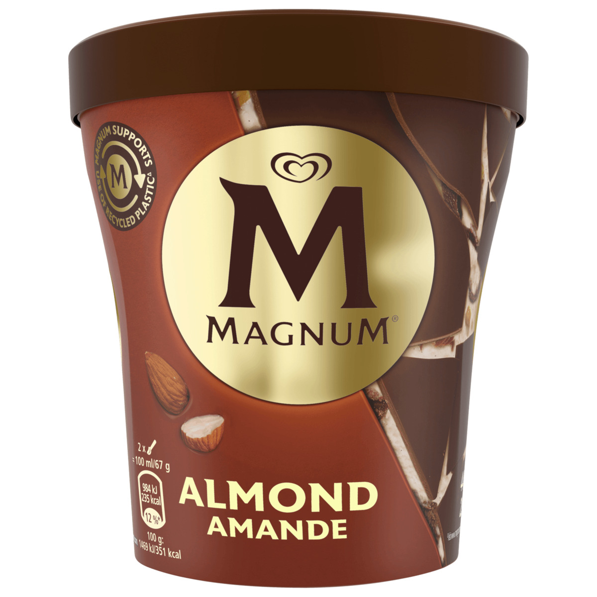 Bild 1 von Magnum Mandel Becher Eis 440ml
