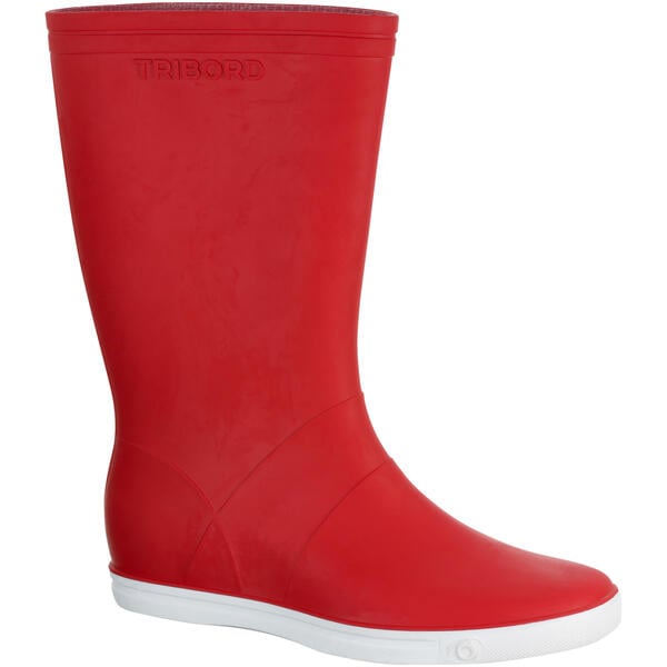 Bild 1 von Segelgummistiefel Damen/Herren 100 rot