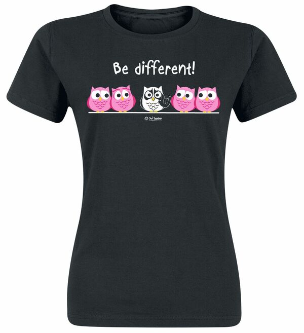 Bild 1 von Be Different! Be Different! - Metal T-Shirt schwarz
