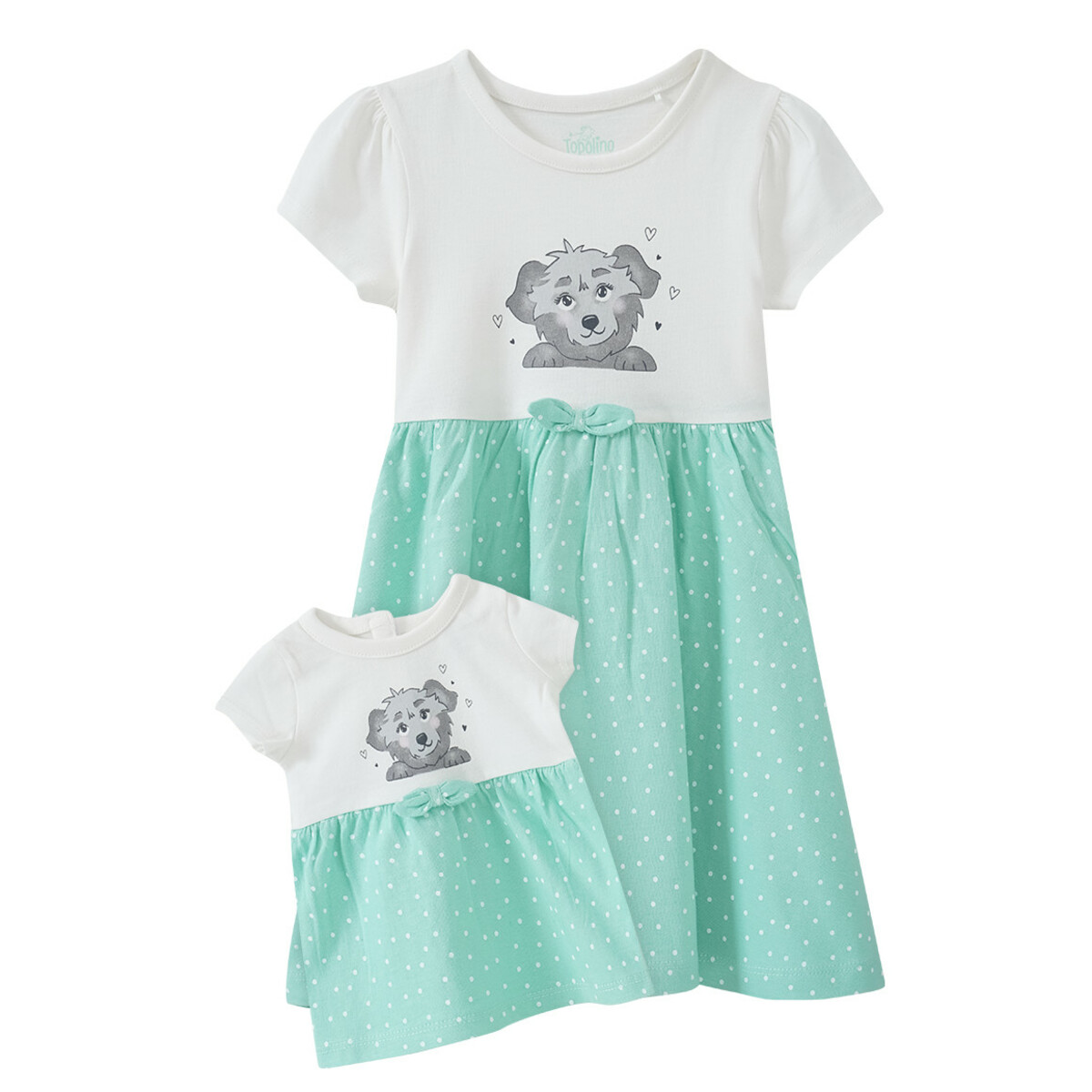 Bild 1 von Mädchen Kleid und Puppenkleid im Set