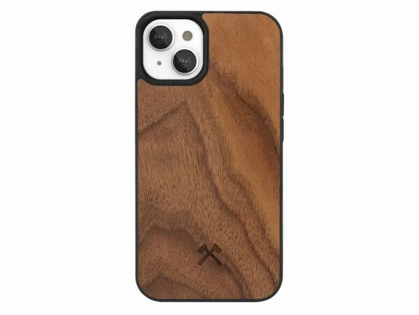 Bild 1 von Woodcessories MagSafe Wood Bumper Case, Schutzhülle für iPhone 14, braun