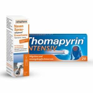 Erkältungsset Thomapyrin INTENSIV + Nasenspray ratiopharm Erwachsene 0 St