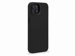 Decoded Back Cover, Leder-Schutzhülle für iPhone 14 Plus, mit MagSafe, schwarz