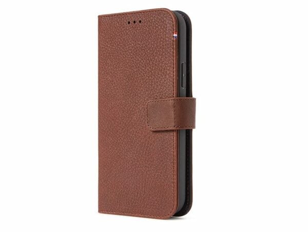 Bild 1 von Decoded Detachable Wallet, Leder-Schutzhülle für iPhone 13 mini, MagSafe, braun
