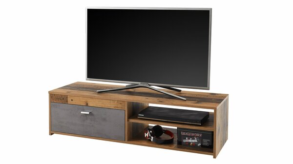 Bild 1 von TV - Lowboard Old Style - grau 120 cm TV-Board - GEMMA