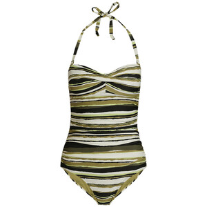 Damen Shape-Badeanzug mit Streifen-Muster