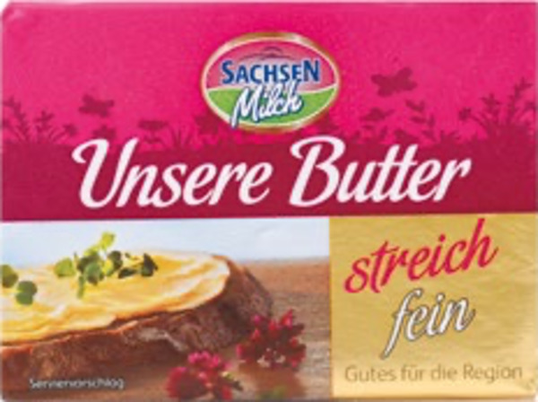 Bild 1 von Sachsenmilch Unsere Butter streichfein